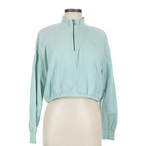 Guess Aqua Quarter-Zip Top
